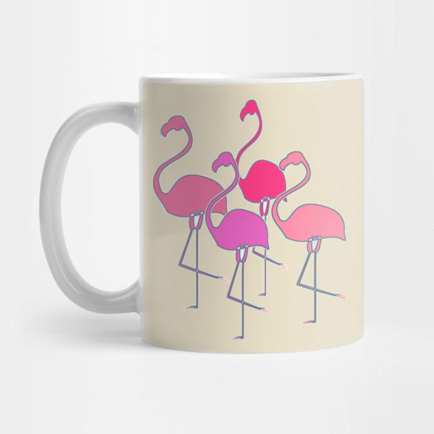 Can't Stop Flamingos-a-Go-Go by cnamejj